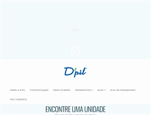 Tablet Screenshot of dpilbrasil.com.br